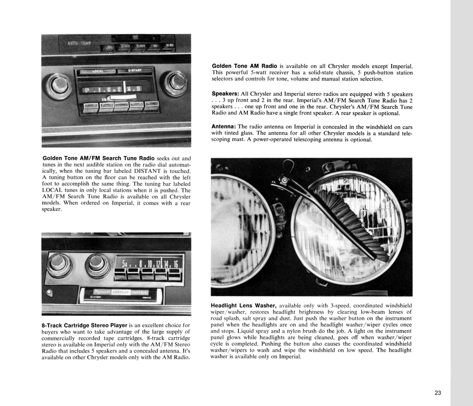 1971 Chrysler Features Brochure Page 17